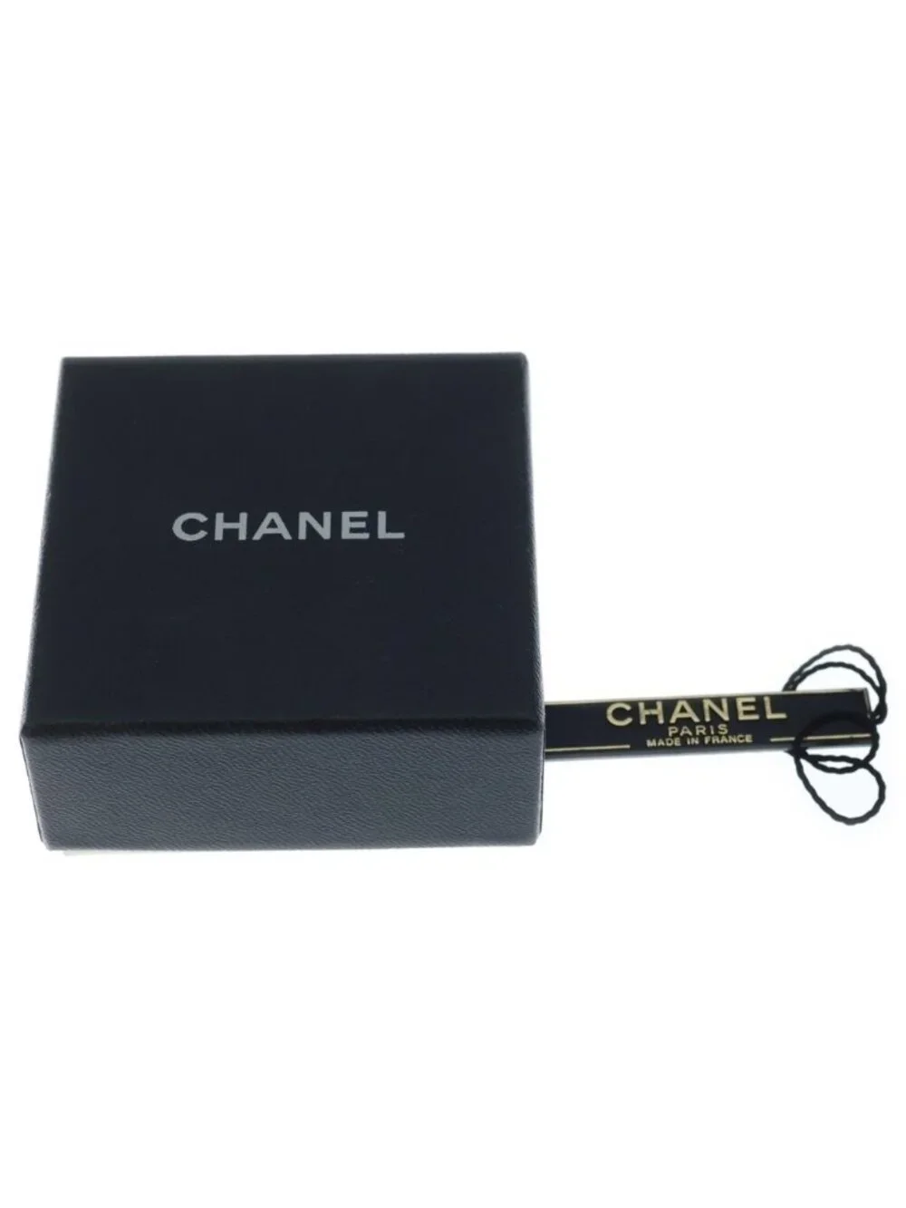 Chanel CC Logo Round Earrings Gold